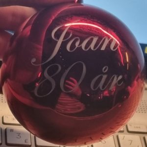 Glaskugle - Personlig